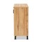 Baxton Studio Excel Modern and Contemporary Oak Brown Finished Wood 2-Door Storage Cabinet 189-11995-ZORO - alternate 10